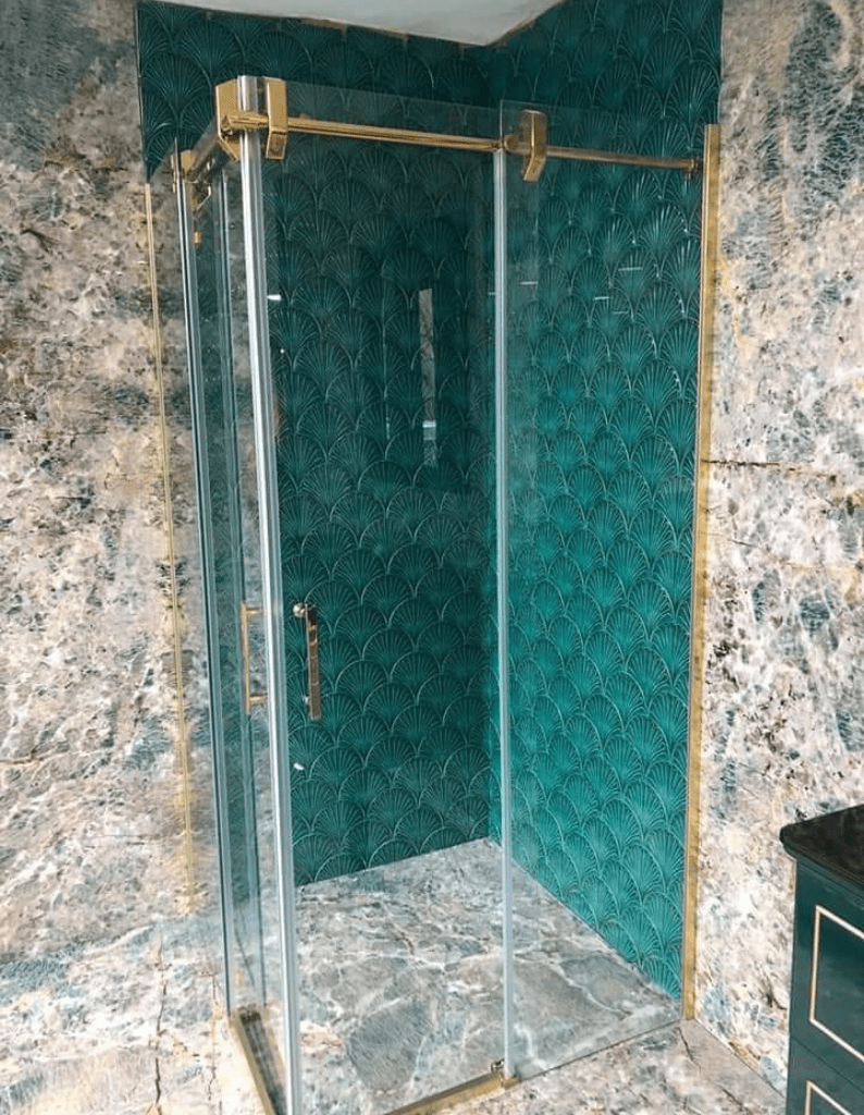 Balık Pulu Seramik-33- 17x17 Balık Pulu Banyo Seramik Turkuaz, Doku Seramik